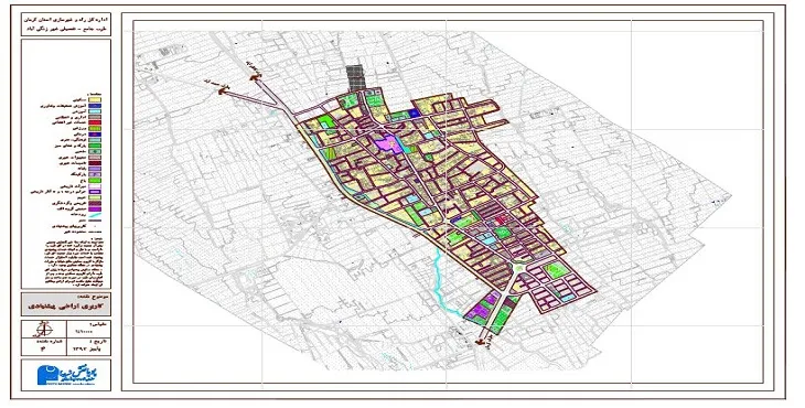  دانلود نقشه کاربری اراضی طرح جامع-تفصیلی شهر زنگی آباد
