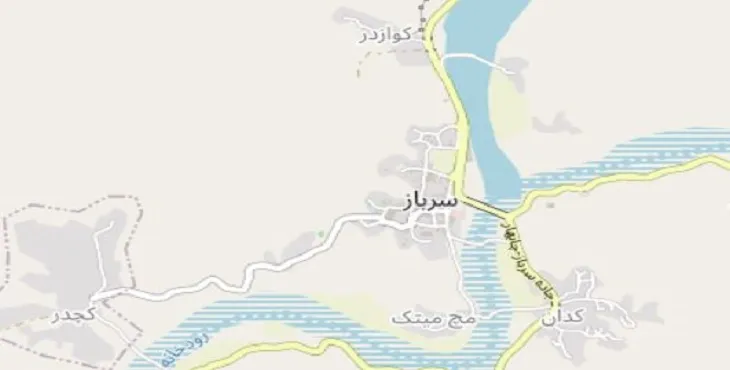 جدیدترین نقشه pdf شهر سرباز